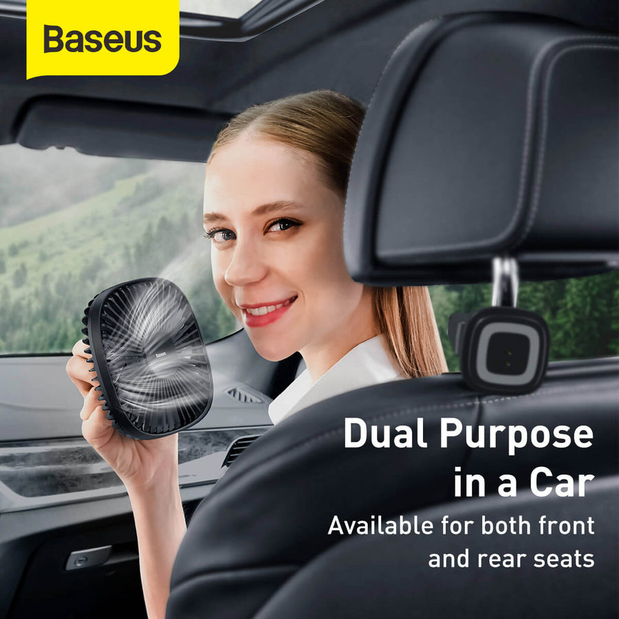 Shop Doodads - Baseus Natural Wind Magnetic Rear Seat Fan -