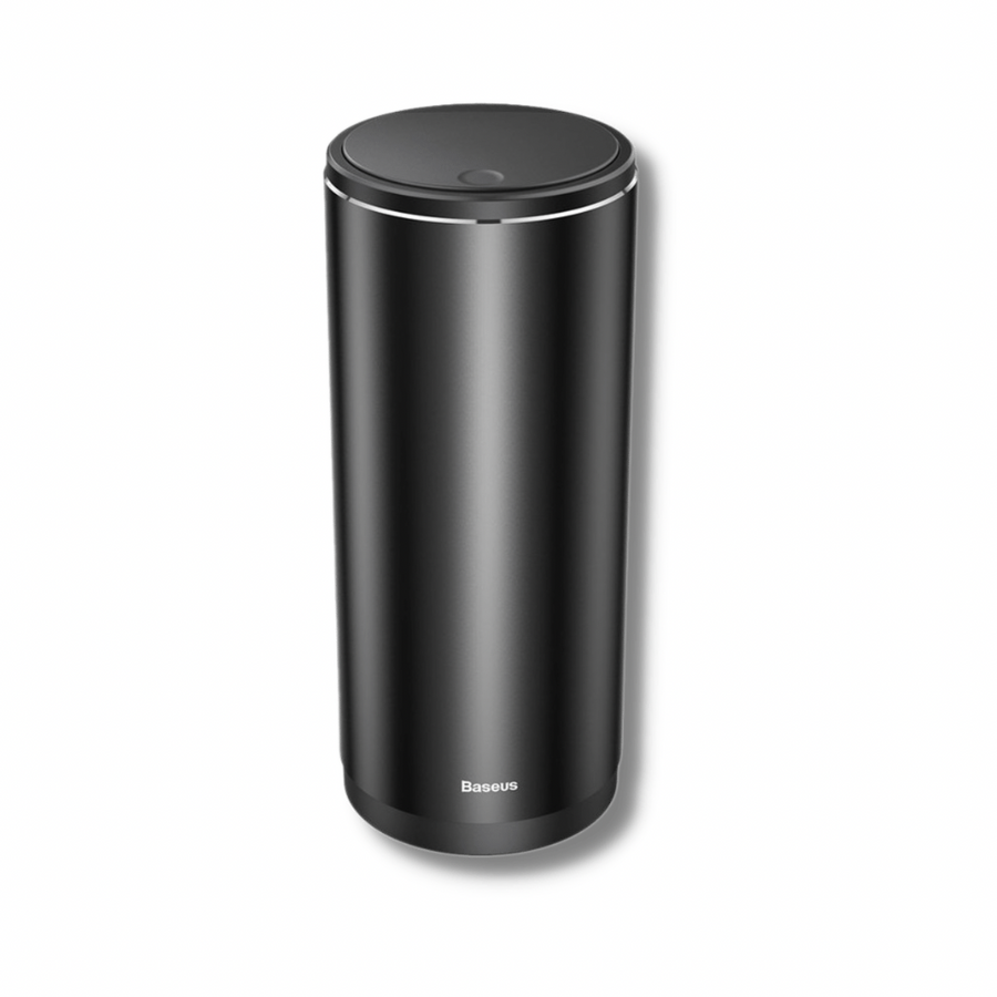 Shop Doodads - Gentleman Style Vehicle-mounted Trash Can (with Trash Bag 1 roll/30) - black