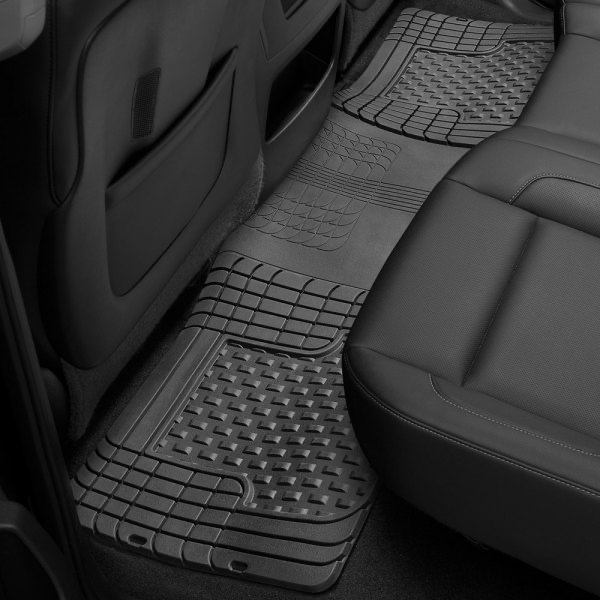 WEATHERTECH | UNIVERSAL TRIM TO FIT 3 PIECE FLOOR MAT | BLACK