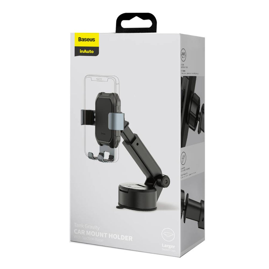 Shop Doodads - Baseus Tank Gravity Car Mount Holder with Suction Base -