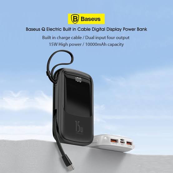 Shop Doodads - Baseus 3A Power Bank 10000mAh - Digital Display -