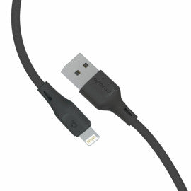 Shop Doodads - Poweroiogy Braided USB-A to Lightning Cable 1.2M -Black -